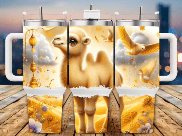 Golden Baby Camel Dream 40oz Tumbler
