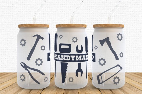 Handyman Tools SVG Libbey Glass Wrap Svg