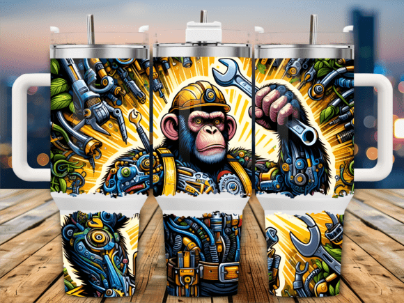 Monkey Power Tools 40oz Tumbler Wrap