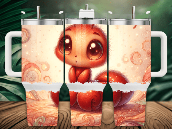 Snail Cartoon Character 40oz Tumbler
